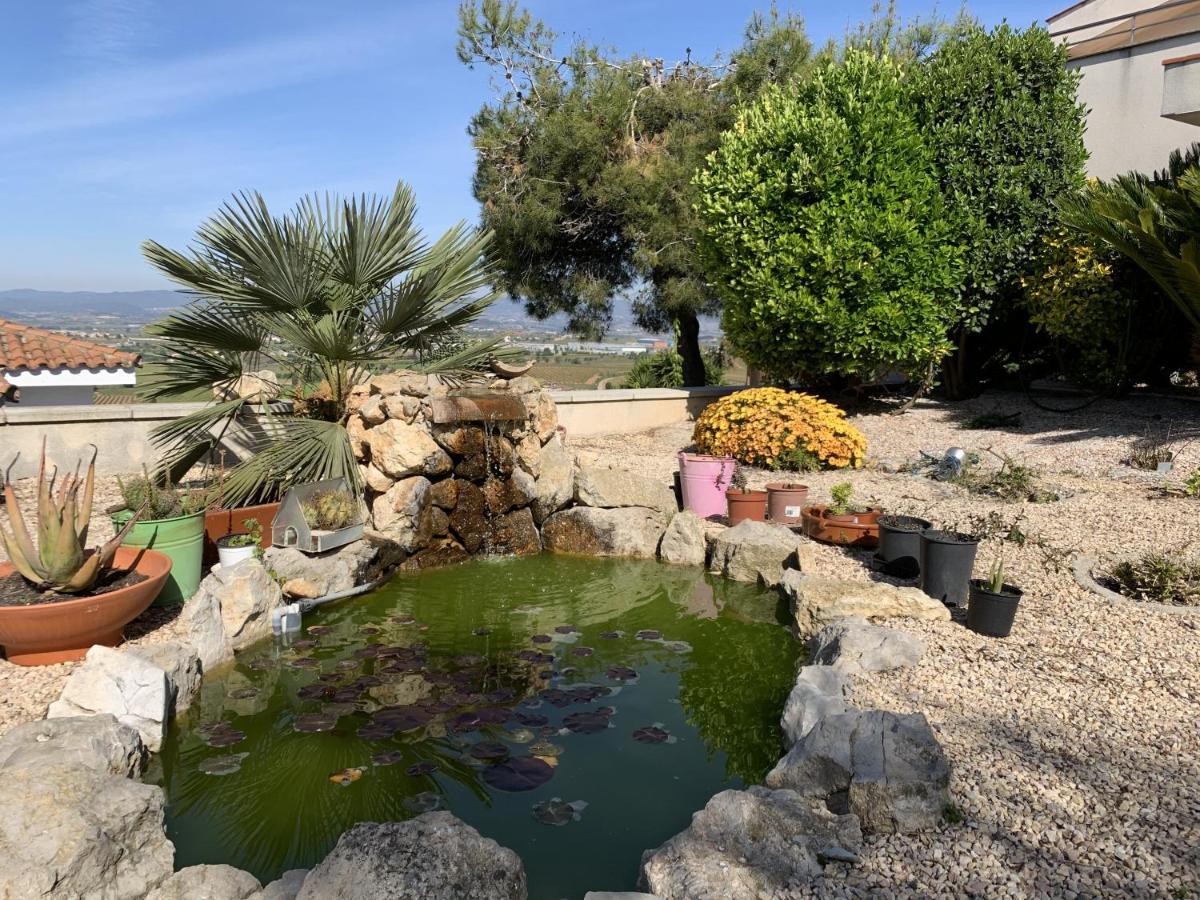 Apartamento entero con vistas panorámicas Avinyonet del Penedes Exterior foto